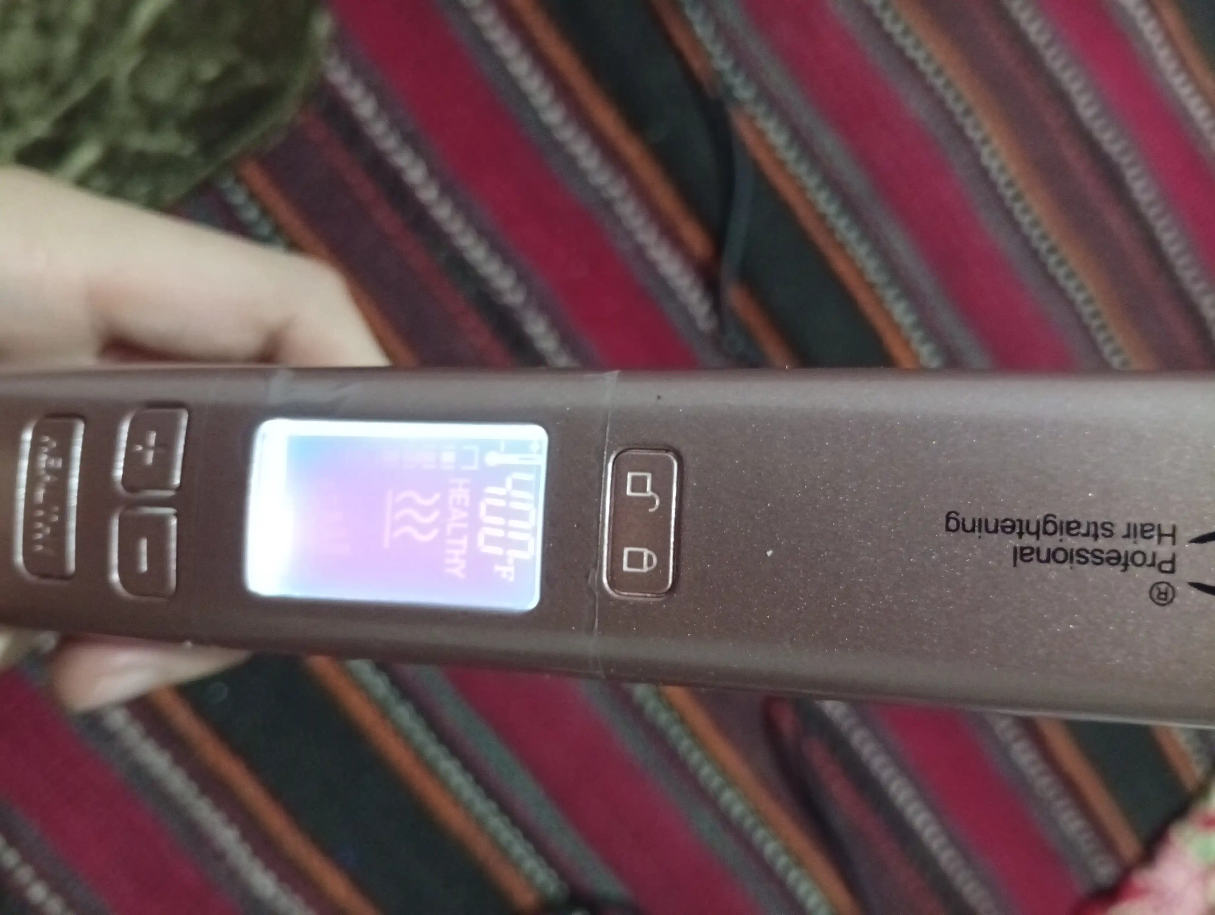 Professional soch tekislovchi dazmol MAC Styler MC-2021 Keramika, LCD displeyli