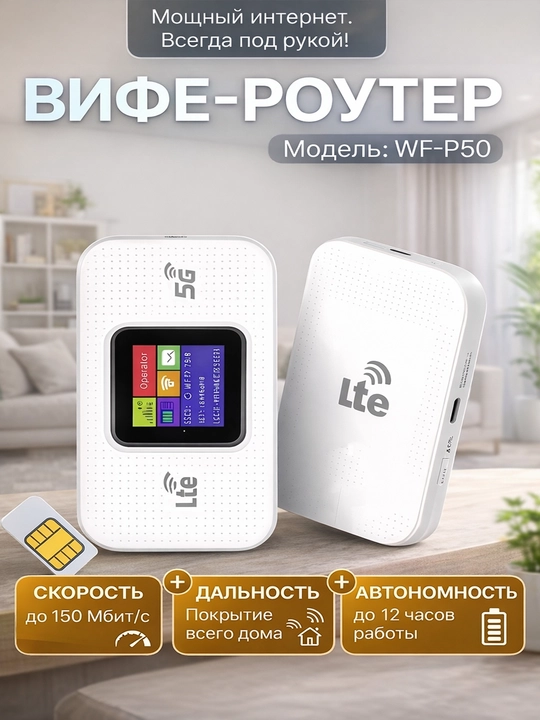 WiFI-Router, Simsiz 4G-5G LTE router Sim-karta - 