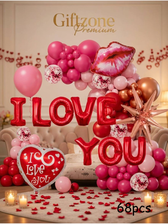Набор воздушных шаров I LOVE YOU