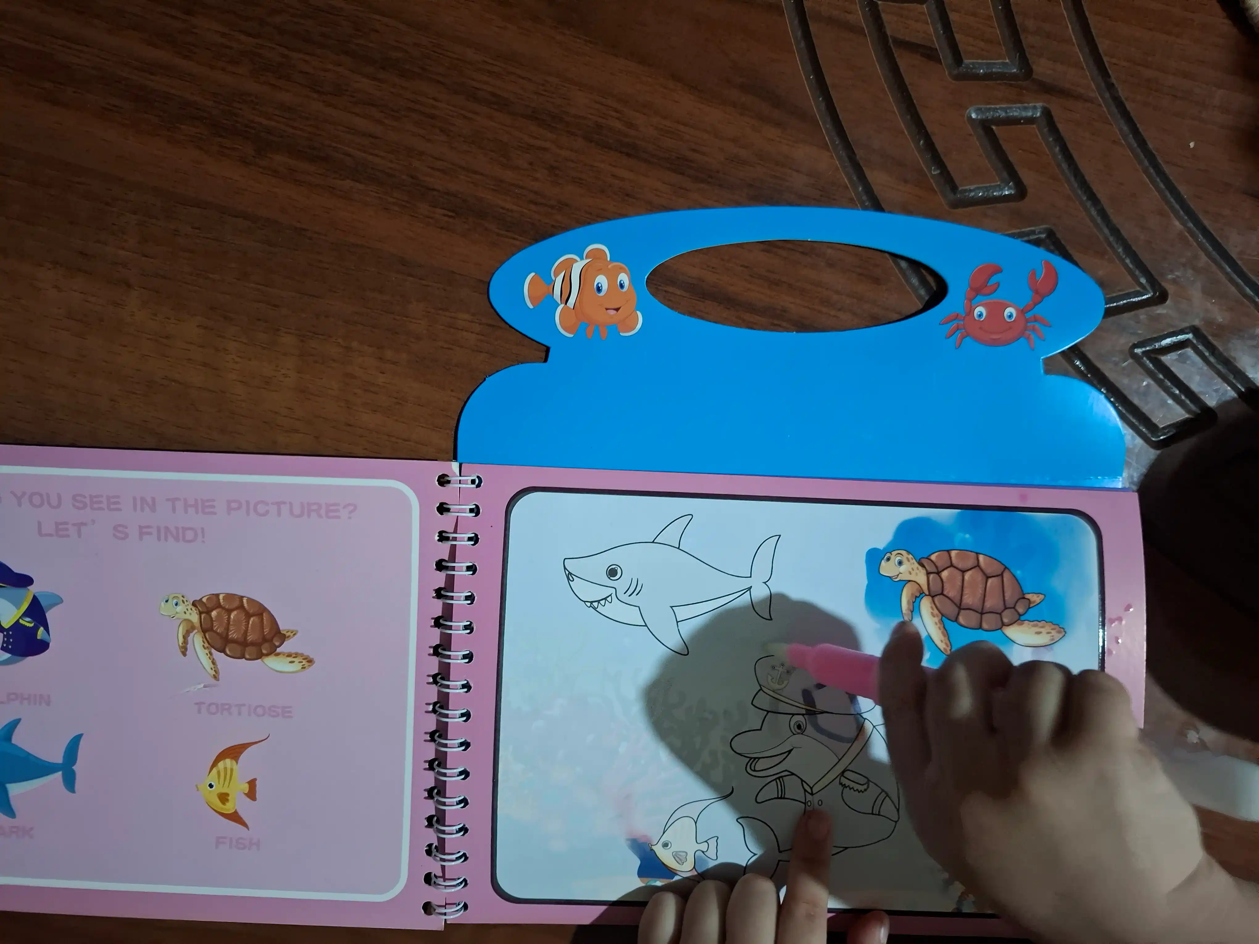 Suv kitobchasi, marker bilan ko‘p marta bo‘yash mumkin, Magic Water Book suv bilan chizish
