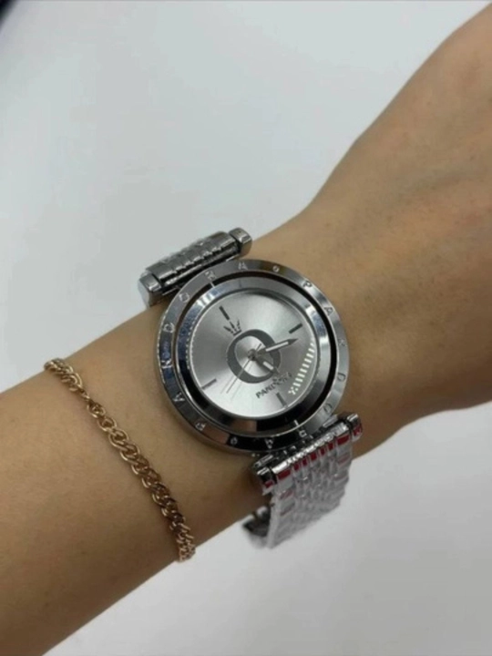 Pandora ayollar soati metall korpus va metall remeshok bilan, atir sovg‘a
