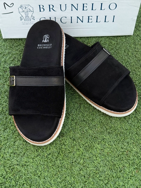Мужские шлепанцы Brunello Cucinelli, легкие и удобные