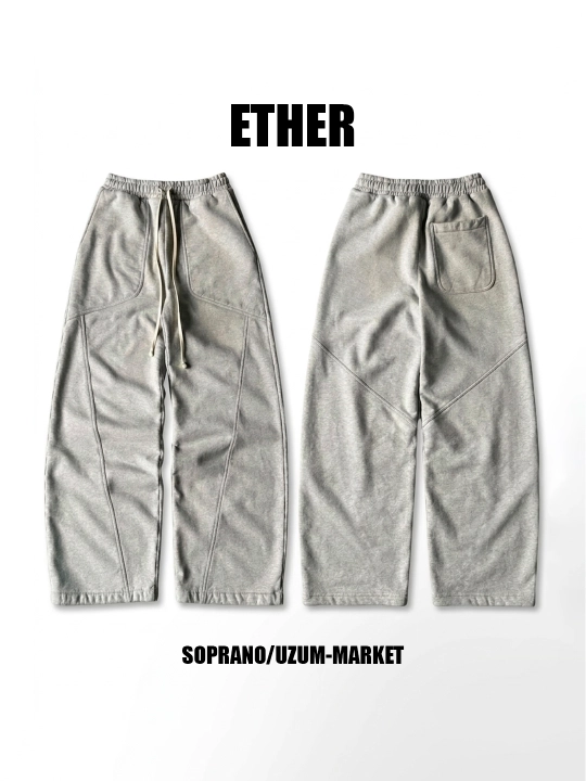 Triko, keng baggi shimlar, erkaklar, ayollar va o‘smirlar uchun, o‘lchamlar S–3XL - 
