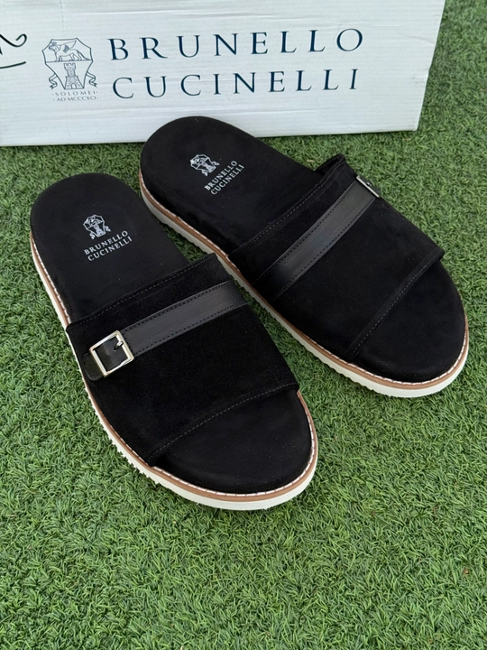 Мужские шлепанцы Brunello Cucinelli, легкие и удобные