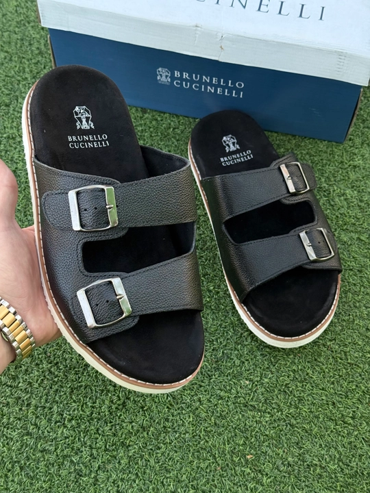 Мужские шлепанцы Brunello Cucinelli, легкие и удобные - 