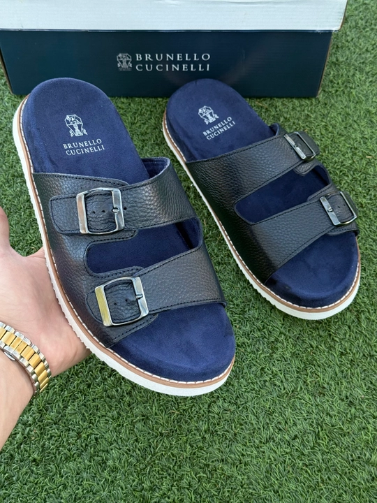 Мужские шлепанцы Brunello Cucinelli, легкие и удобные