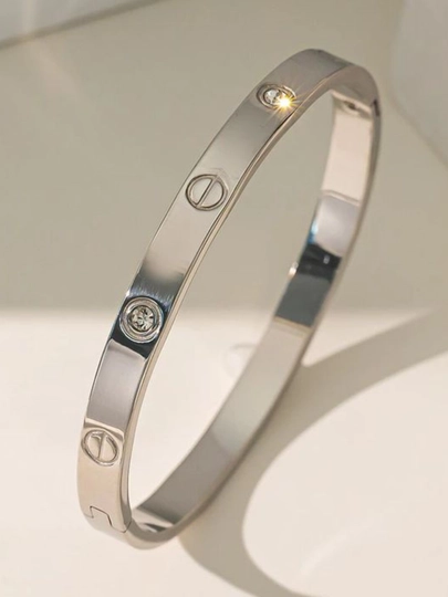 Женский набор браслетов в стиле Cartier из нержавеющей стали — MZNJWL-BLAGUZUK-CЕРМЕЛ-18