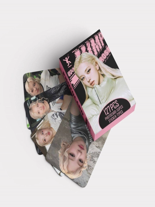 Набор карты, 5 штук, BLACKPINK, BTS, JISOO, JENNIE, ROSE, LISA, JUNGKOOK
