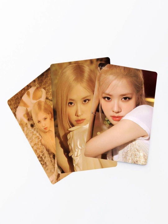 Набор карты, 5 штук, BLACKPINK, BTS, JISOO, JENNIE, ROSE, LISA, JUNGKOOK