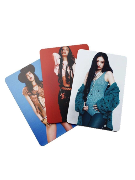 Набор карты, 5 штук, BLACKPINK, BTS, JISOO, JENNIE, ROSE, LISA, JUNGKOOK