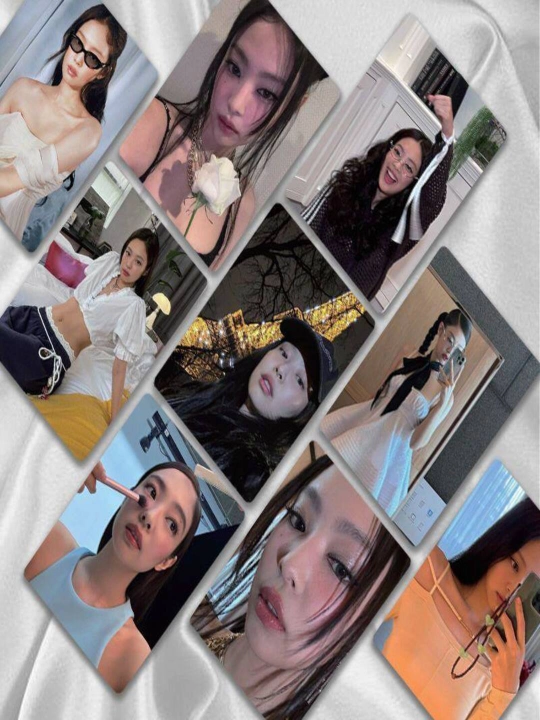 Набор карты, 5 штук, BLACKPINK, BTS, JISOO, JENNIE, ROSE, LISA, JUNGKOOK