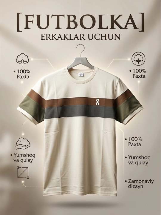Futbolka erkaklar uchun