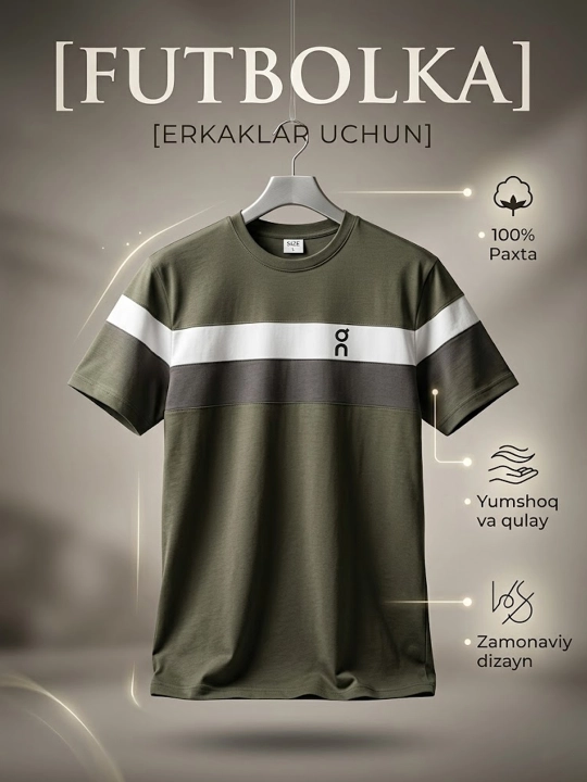 Futbolka erkaklar uchun