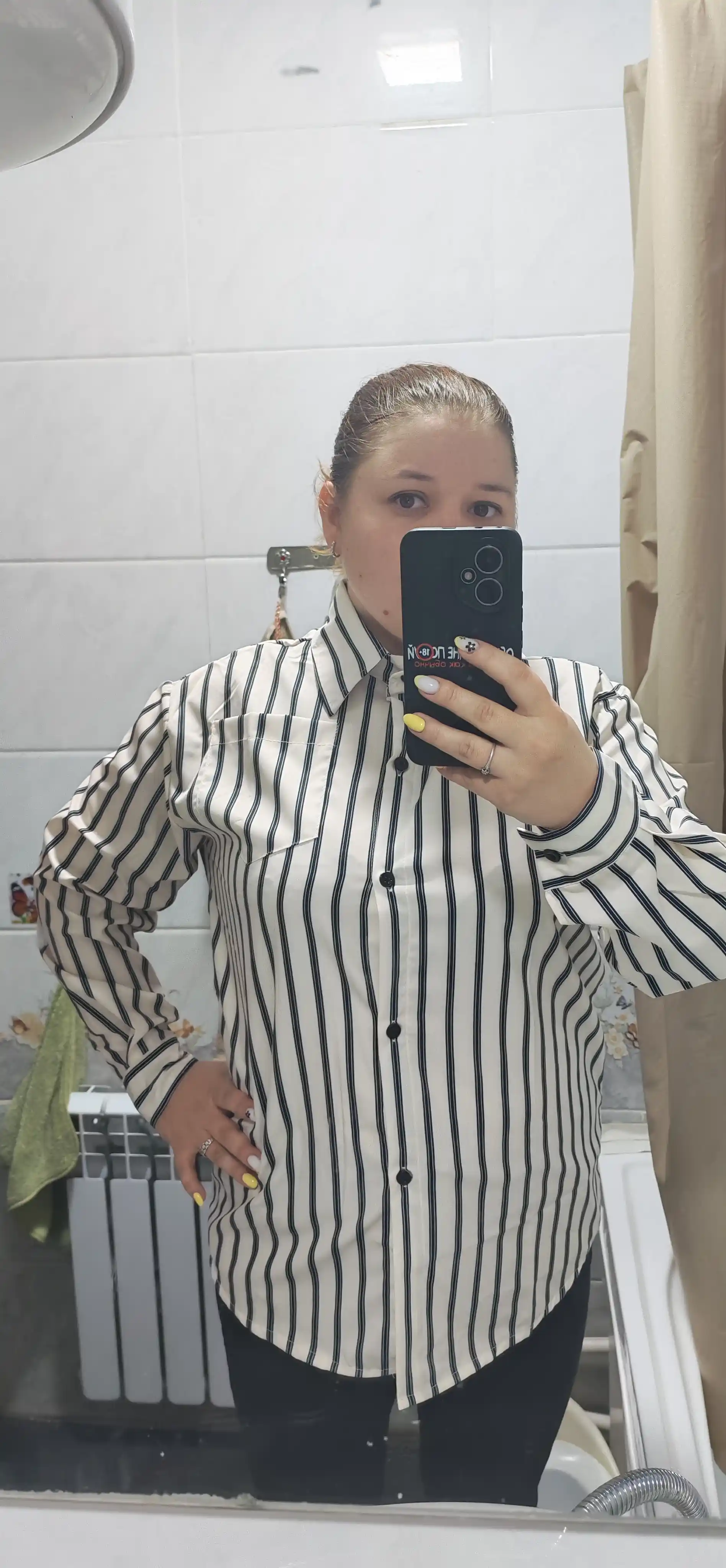 Rubashka ayollar uchun chiziqli – UNCHA STORE