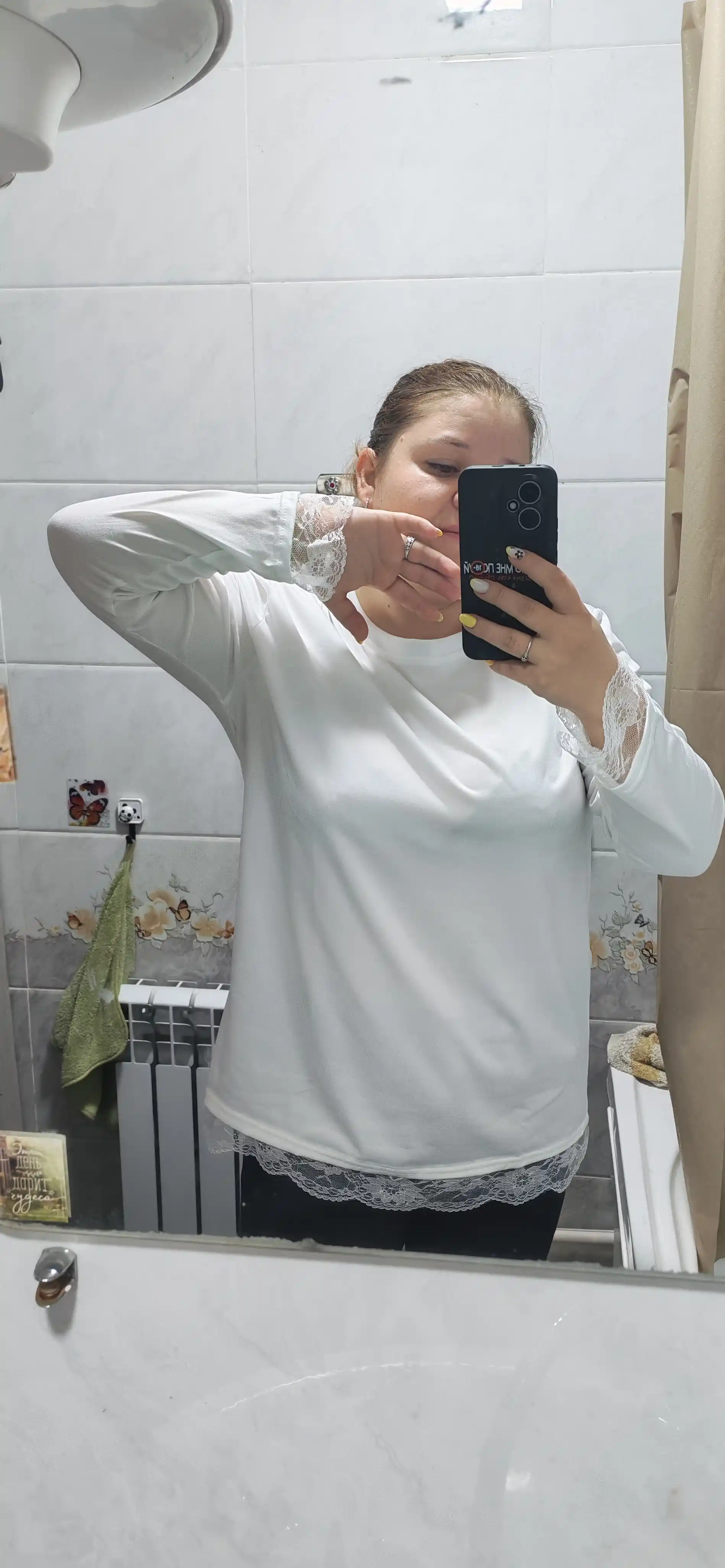 Ayollar bluzkasi, 42-52, keng kesilgan ayollar ko'ylagi – ELLY FASHION
