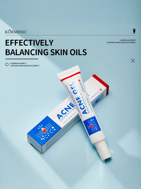 KORMESIC Sivilce Qarshi Kremi-Gel, 30 ml, Akne Treatment
