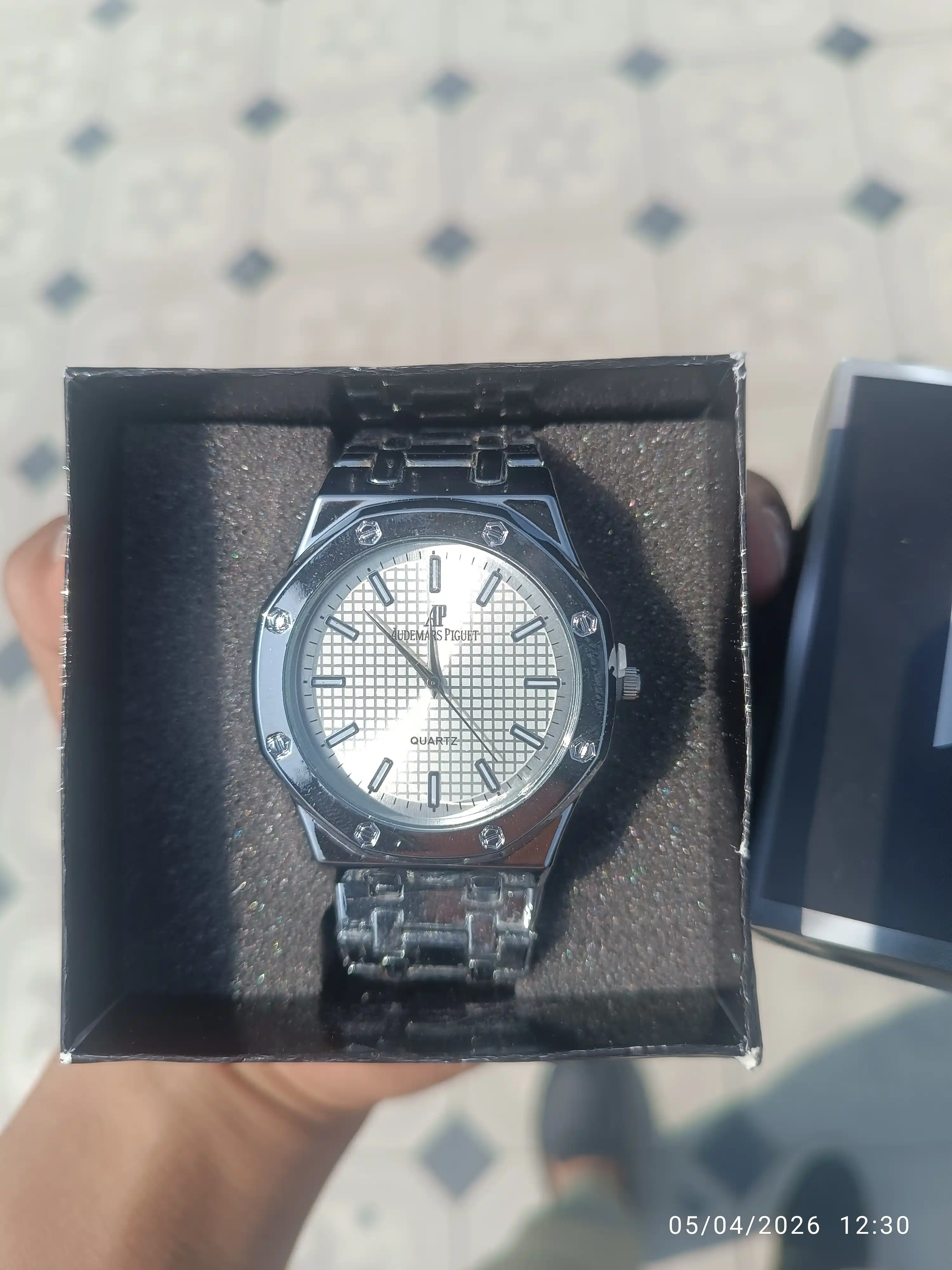 Часы мужские Audemars Piguet Royal Oak Quartz, в классическом стиле