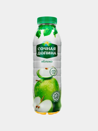 Яблочный сок Сочная Долина, 0,45 л * * — НЕКТАР-SOCHNAYADOLINAYABLOKO