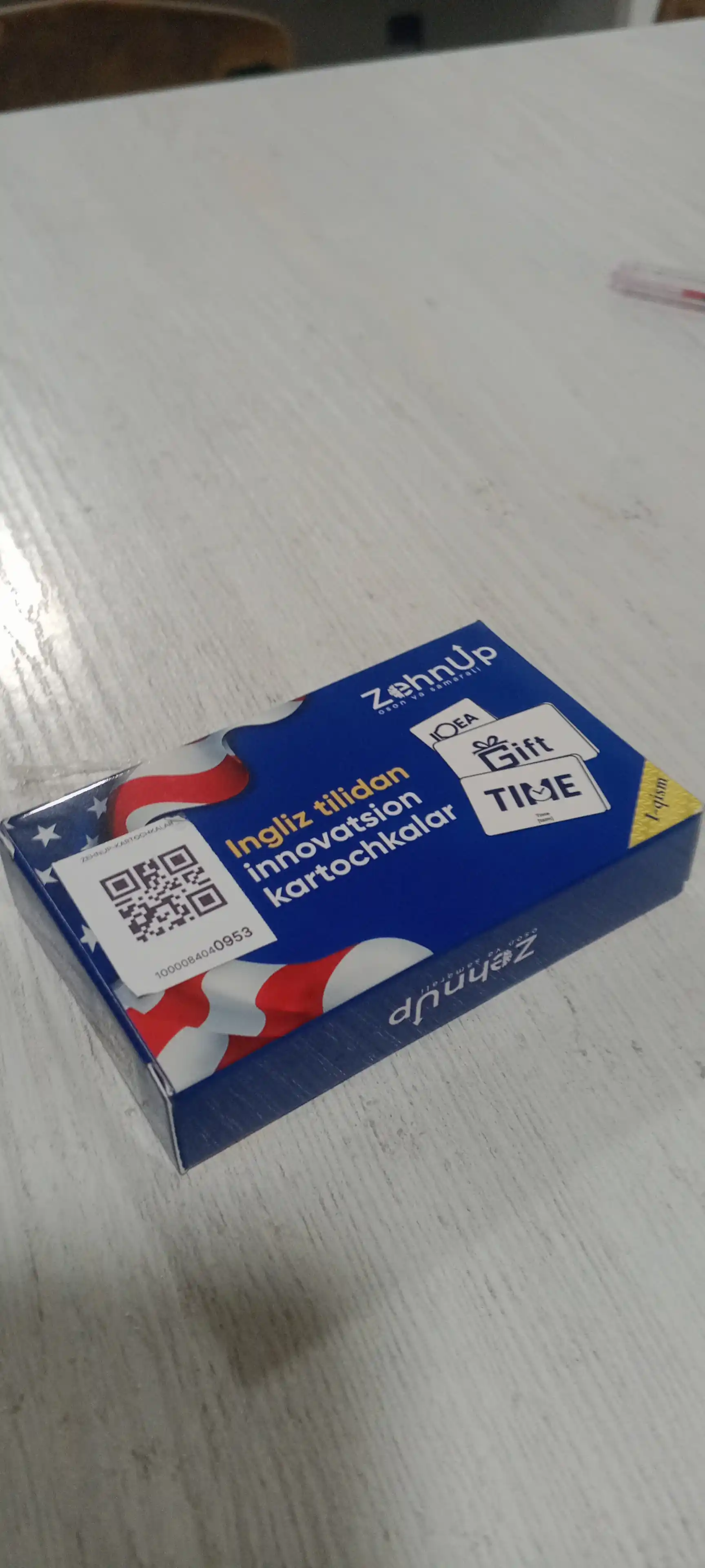 ZehnUP: Ingliz tili so‘zlarini yodlash uchun innovatsion flashcards, 1-qism