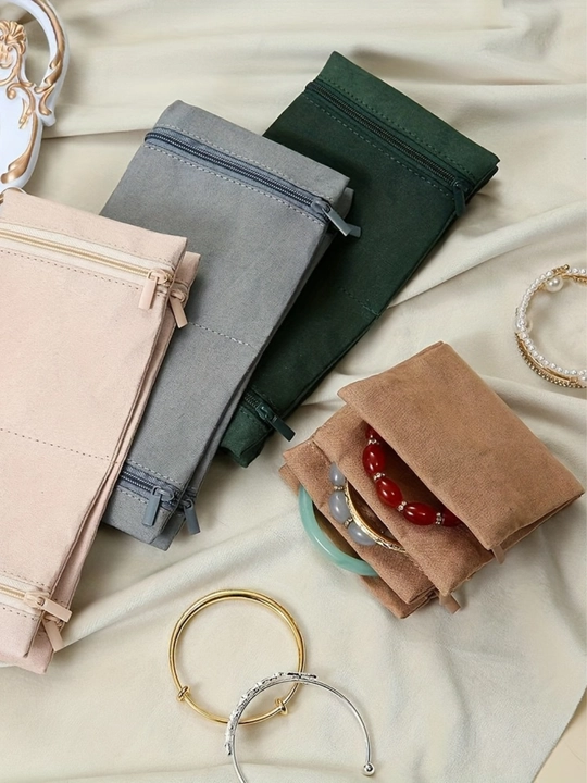 Сумка для хранения украшений, многосекционная, дорожная, с бархатной подкладкой
