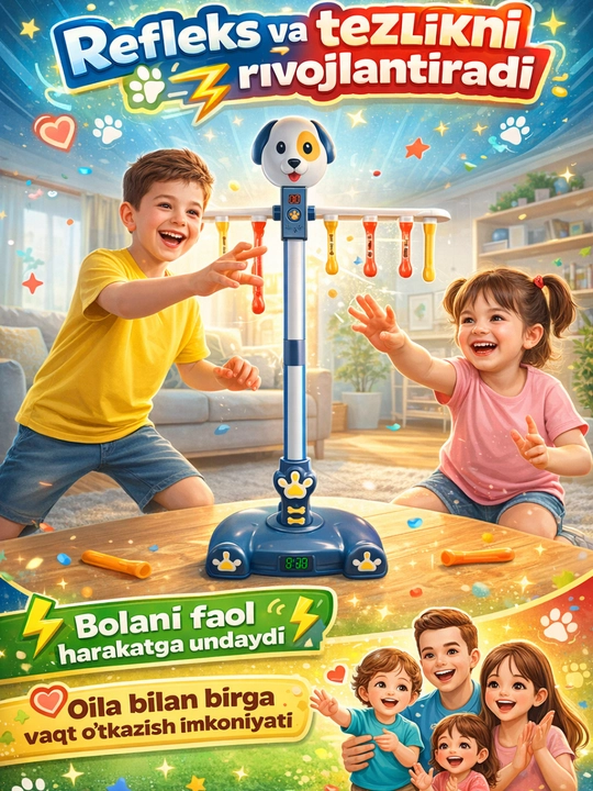 Игрушка «Лови палку», развивающая внимание и скорость - 