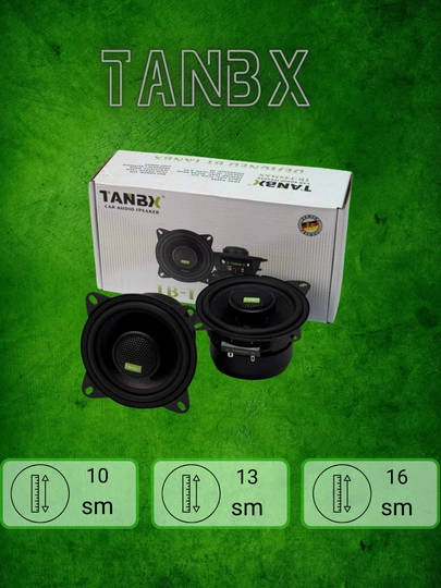 Автомобильные колонки Tanbx, акустическая система, динамики комплект из 2-х штук — DAYMOND-TANBXKAL-tanb13