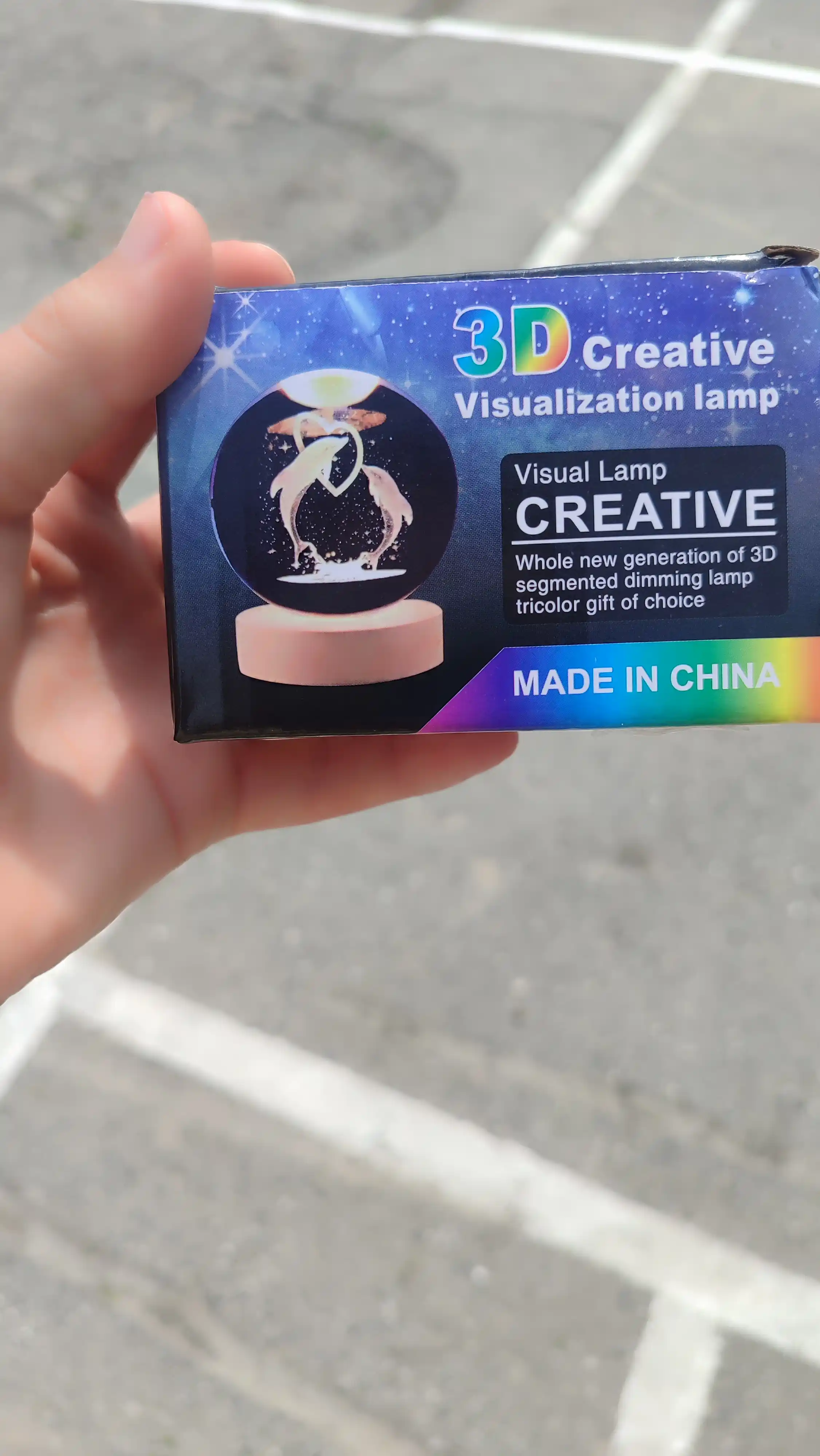 Хрустальный шар-ночник 3D, RGB с лазерной гравировкой светильник, для подарка, 6 см, 8 см