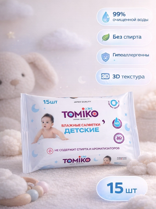 Nam salfetkalari Tomiko - 