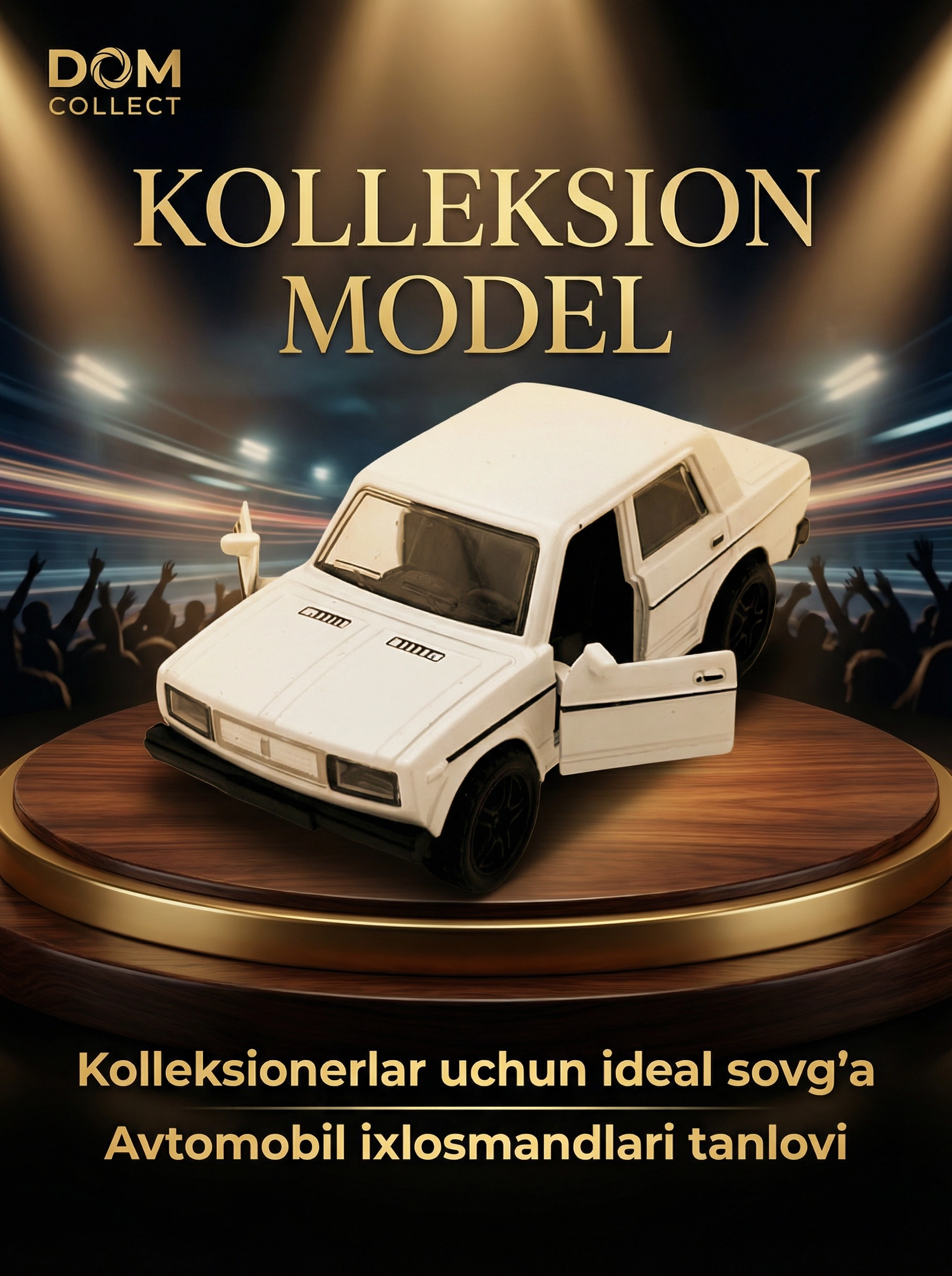 Metall mashina Jiguli VAZ 2107, kolleksion inersion avtomobil