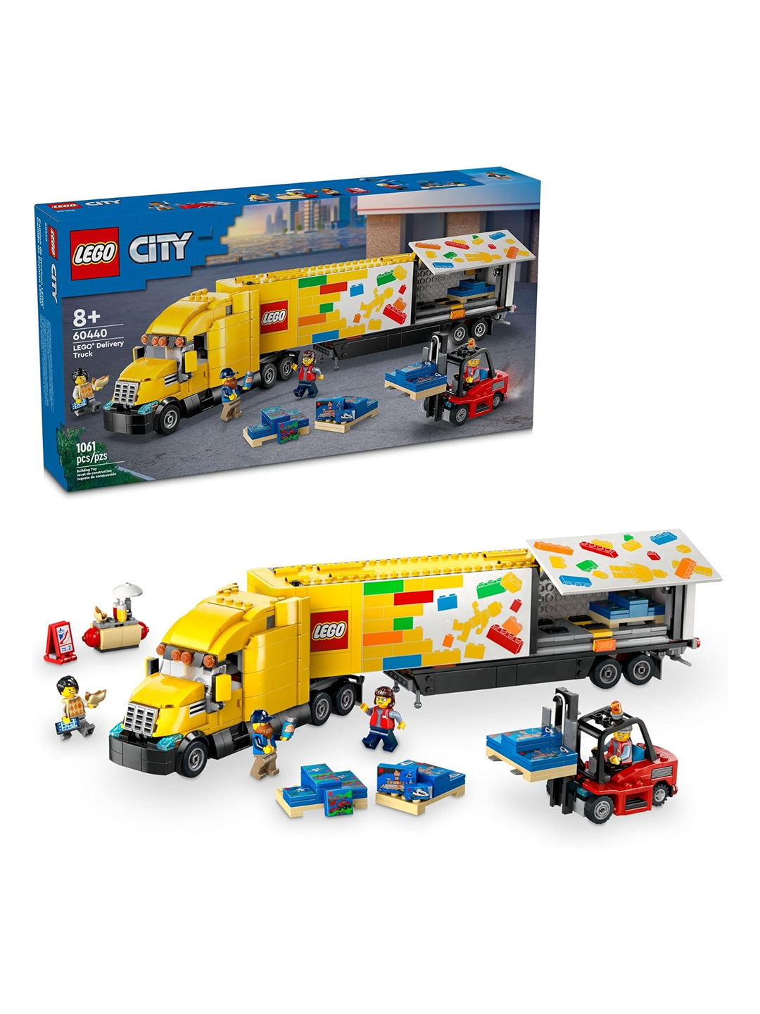 LEGO City 60440 Yellow Delivery Truck fura, 1061 dona, 8+ - 