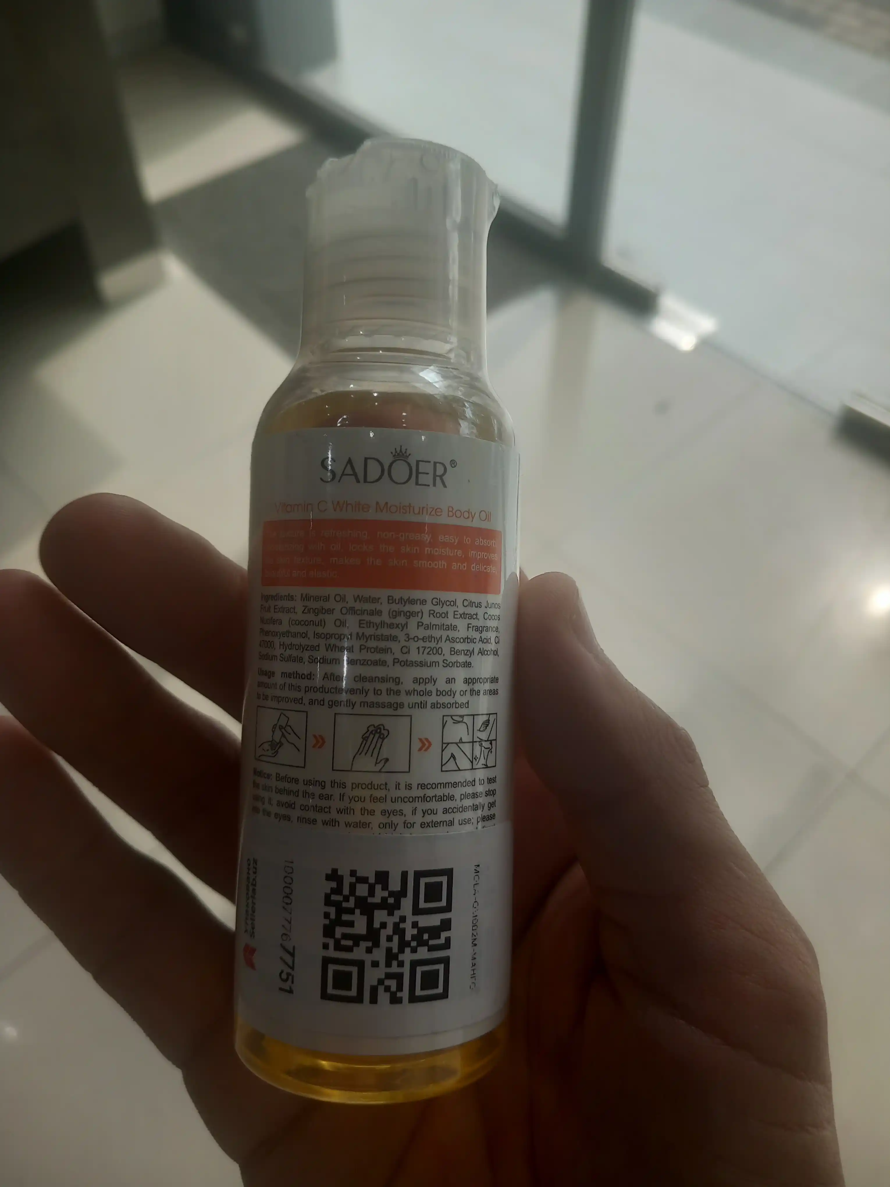 Tana uchun universal massaj moyi, 100 ml