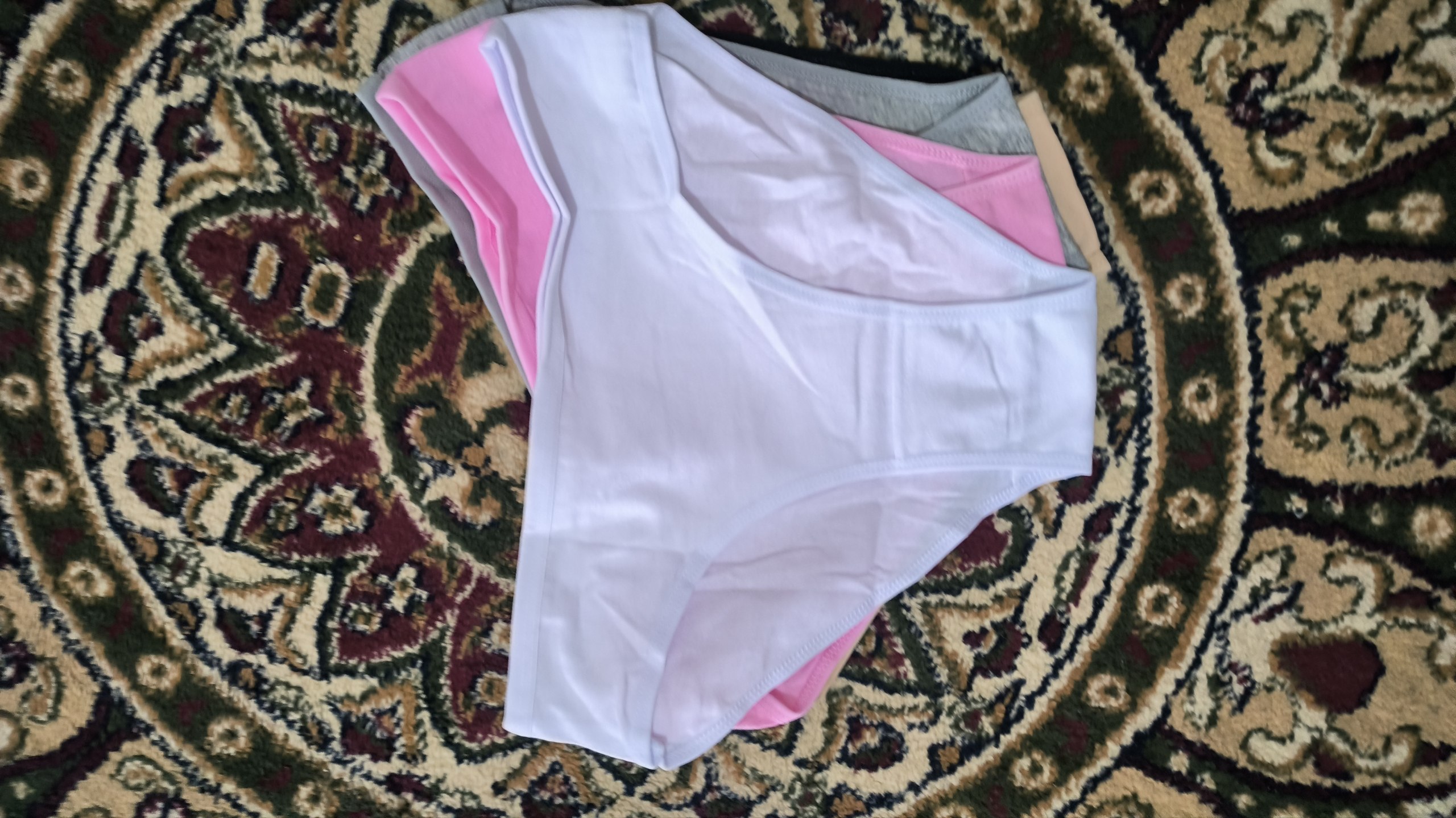 Трусы женские хлопковые, слипы, хлопок, набор 5 шт, S-2XL, комфортное нижнее бельё