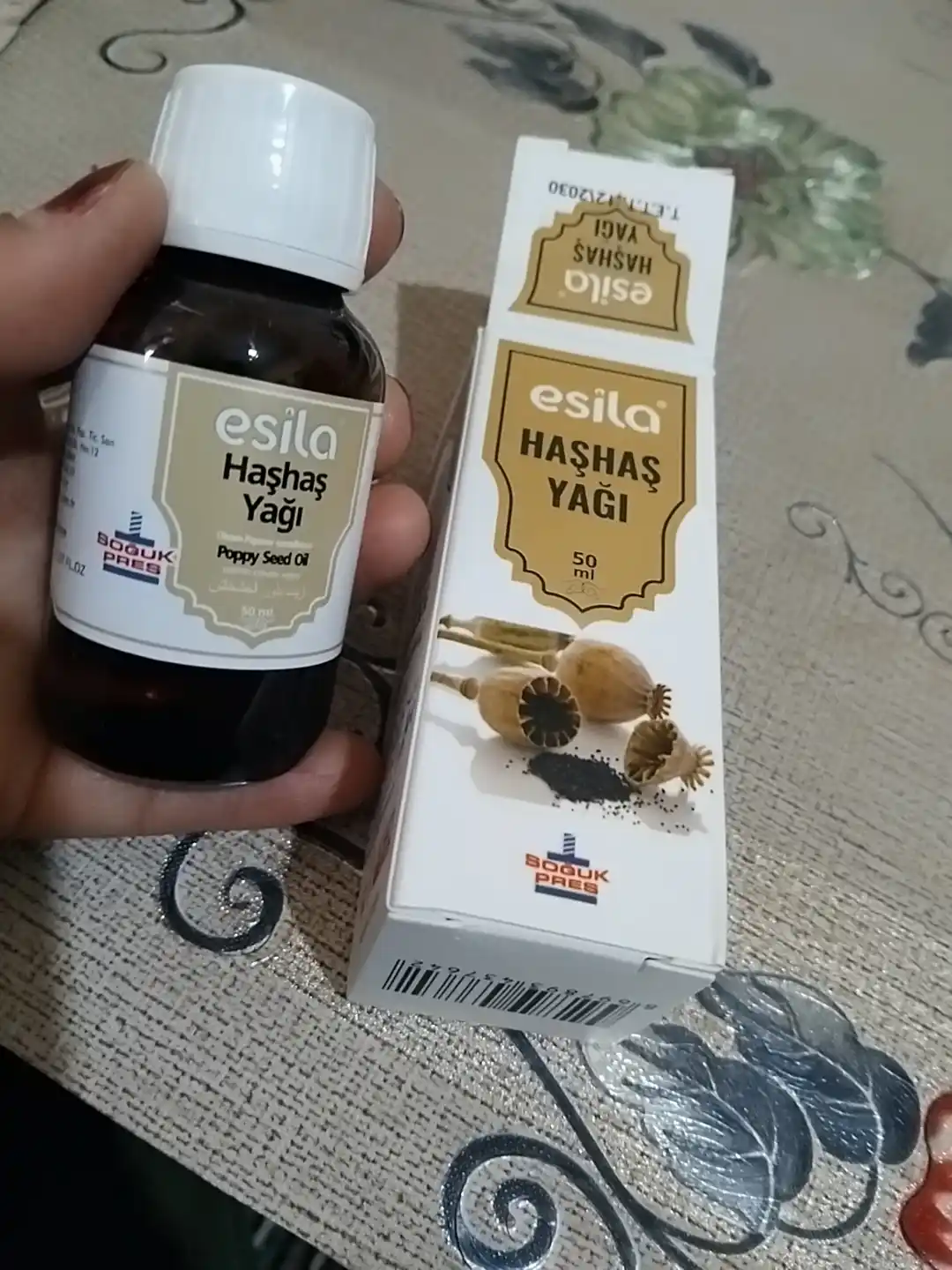 Ko'knori yogi, Esila, tabiiy maka urug'i, hash hash 50 ml