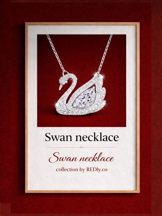 Sovg‘a qutisidagi qizlar uchun Swarovski taqinchoqlari, bo'yin uchun zanjirlar, REDly.co