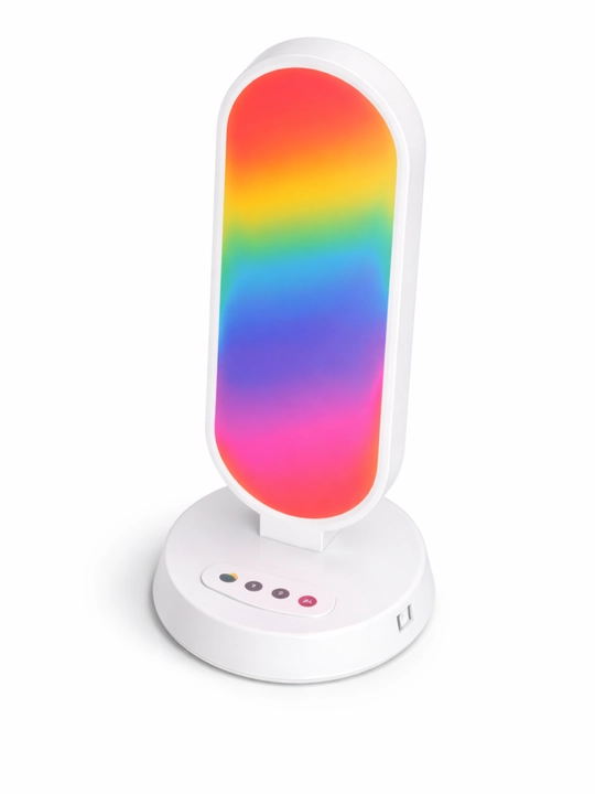 MJ-52 RGB stol chirog‘i, 16 rangli LED lamp, pult bilan