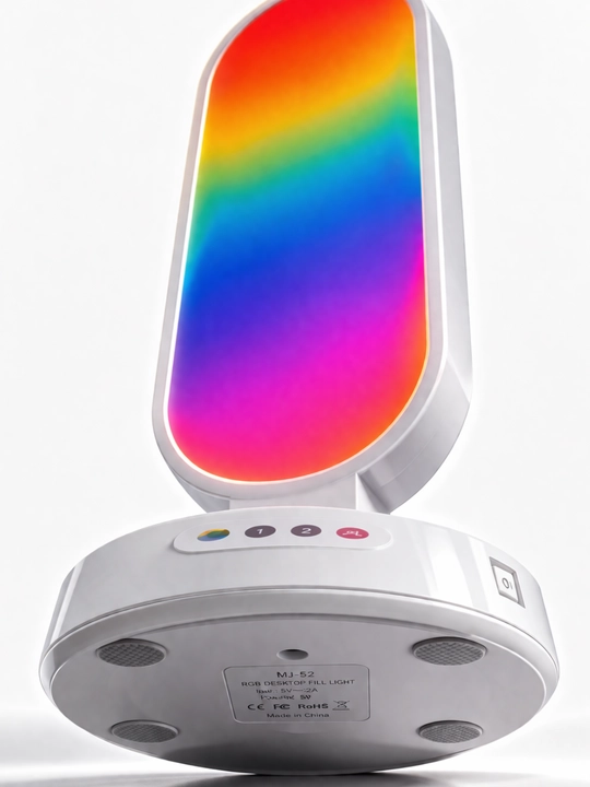 MJ-52 RGB stol chirog‘i, 16 rangli LED lamp, pult bilan