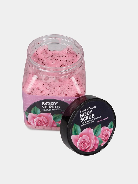 Скраб для тела Sweet Moments, 300 г, натуральный, увлажняющий, антицеллюлитный