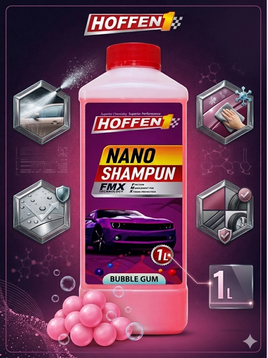 NANO (Bubblication xushbo‘y hidi) avtomobil shampuni 1l, 5kg HOFFEN1 - 
