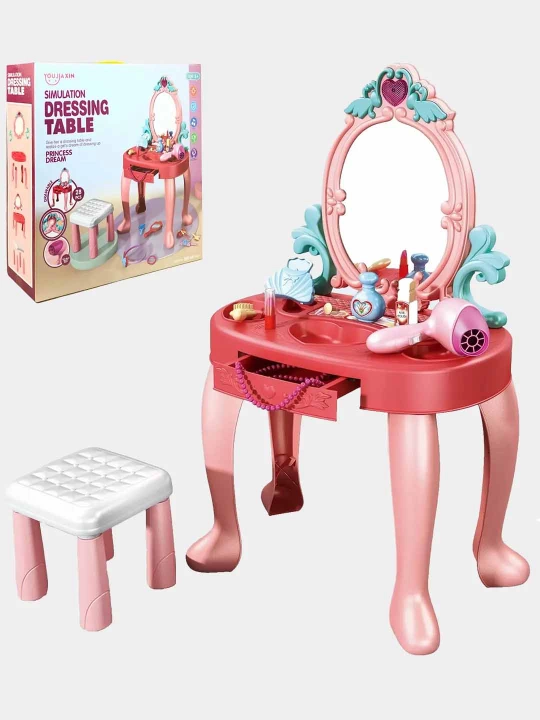 Bolalar uchun pardoz stoli Simulation Dressing Table, 31 ta buyum