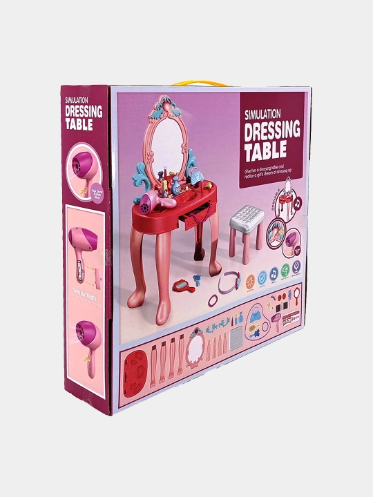 Bolalar uchun pardoz stoli Simulation Dressing Table, 31 ta buyum