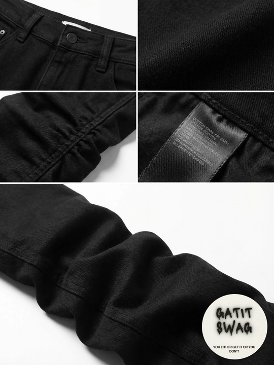 Jinsi Flared клёш stretch Y2K