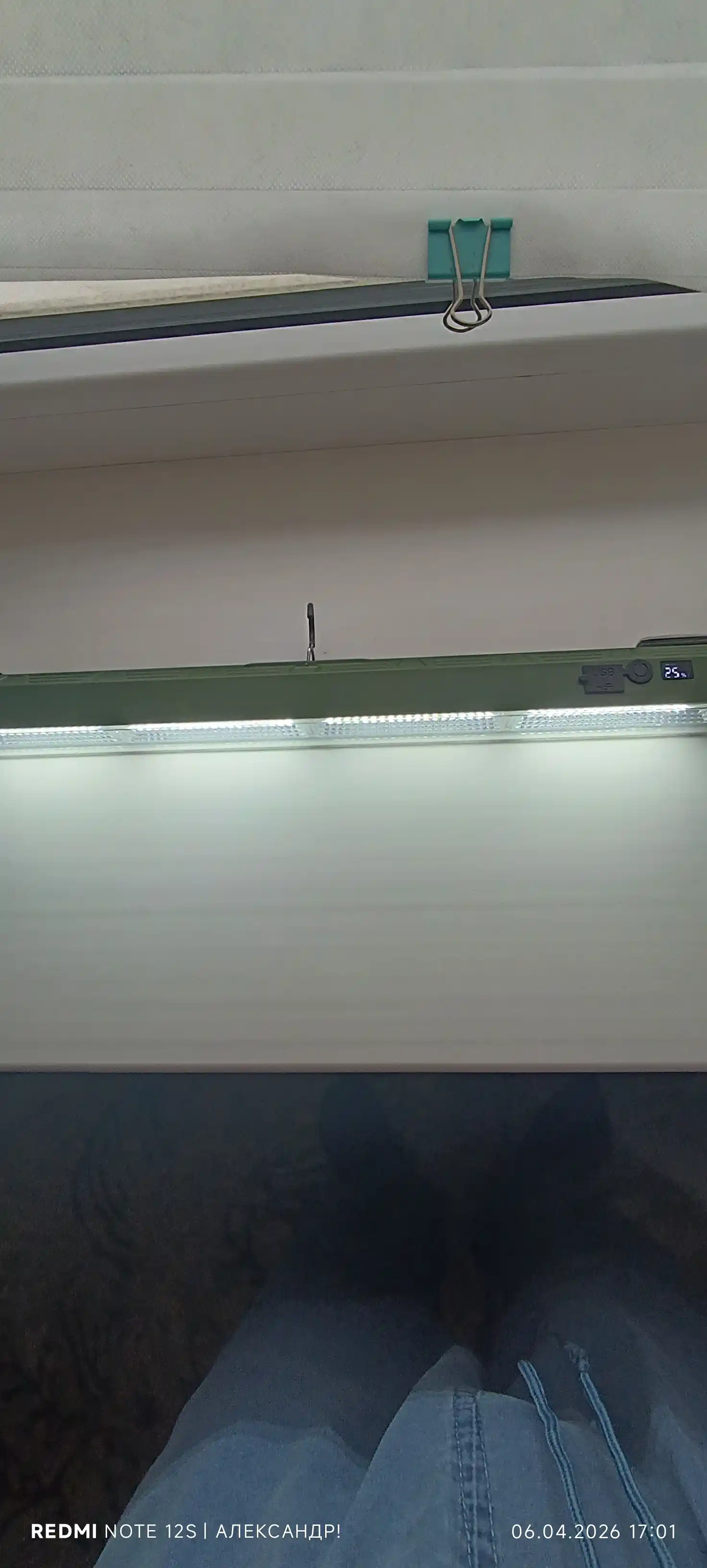 LED chiroq KK-410, 411, 412 USB va Type-C dan ishlaydi, Li-ion batareya