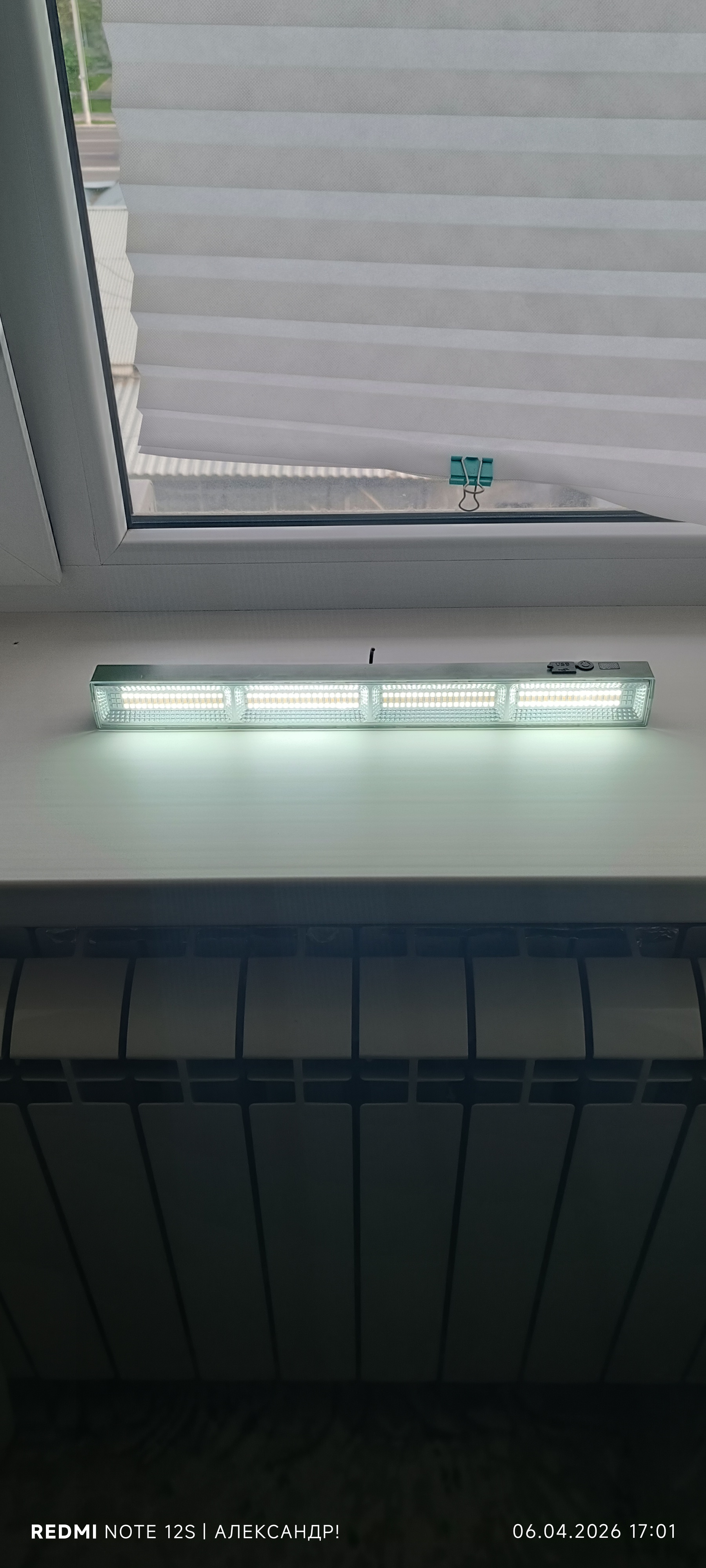 LED chiroq KK-410, 411, 412 USB va Type-C dan ishlaydi, Li-ion batareya