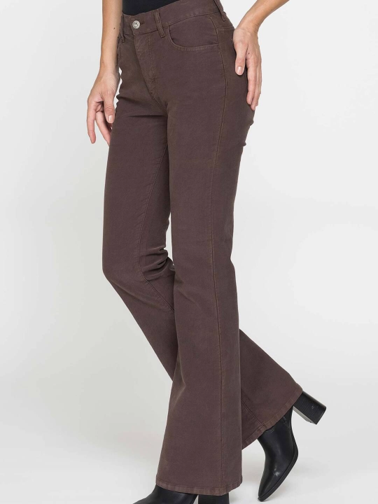 Ayollar jinsi shim Carrera Jeans клёш, yuqori bel