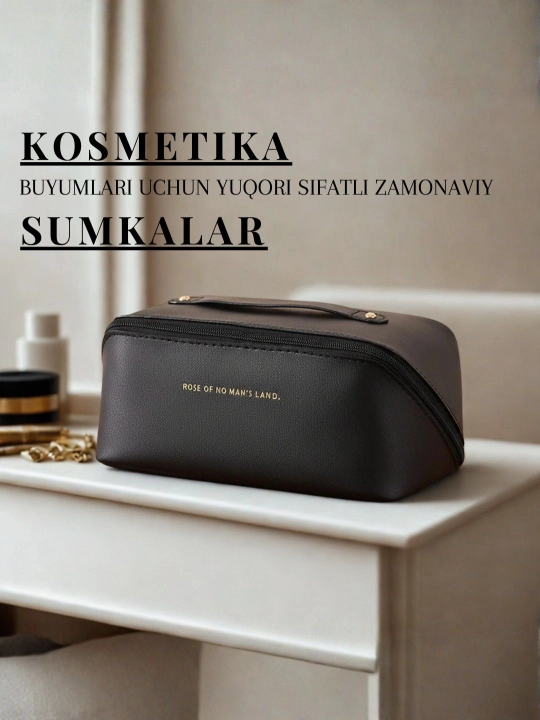 Sumka, kosmetichka, kosmetika sumkasi, kosmetika organayzeri, ayollar uchun sumka, 4 rang