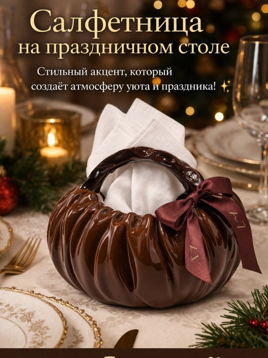 Декоративная салфетница для бумажных салфеток