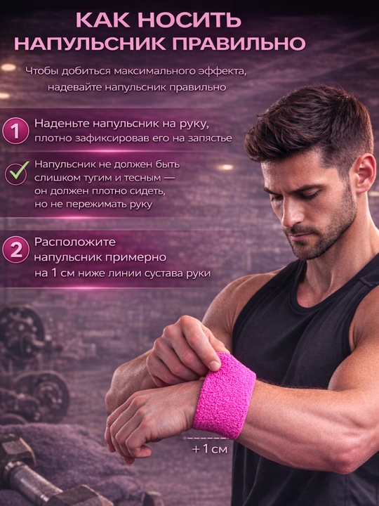 Sport bilakbog‘i fitnes va mashg‘ulotlar uchun, ter yutuvchi, elastik