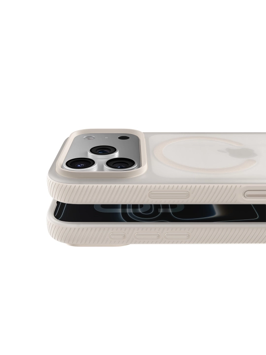 Chexol IPhone 17 Pro va 17 Pro Max uchun sirpanmaydigan Belkin SheerForce Grip