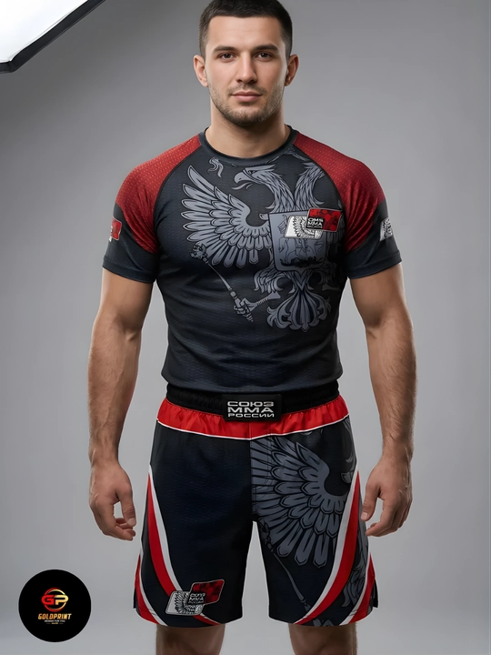 Мужская спортивная одежда Green Hill, 2 в 1, Green Hill, униформа UFC - 