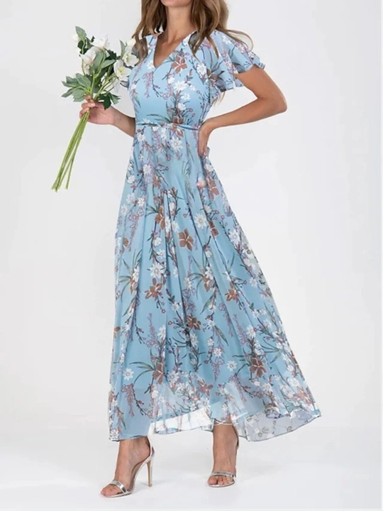 Ayollar uchun kundalik shifon ko‘ylagi – ELLY FASHION